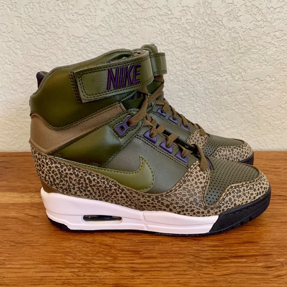 Nike Air Revolution Sky Hi Wedge Sneaker, Sz 7.5